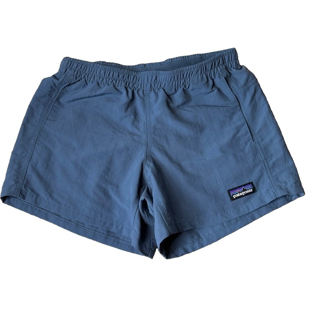 Patagonia Kids Baggies Shorts Utility Blue Size M (10) Unlined 4" ($49)